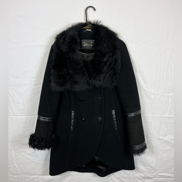 Mackage Jackets & Blazers - Mackage Wool Fur Winter Jacket Sz M
